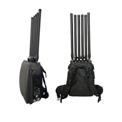50W 70W حقيبة ظهر طائرة بدون طيار ضابط 400MHz 800MHz 1.2G 2.4G 5.2G 5.8G مضاد FPV