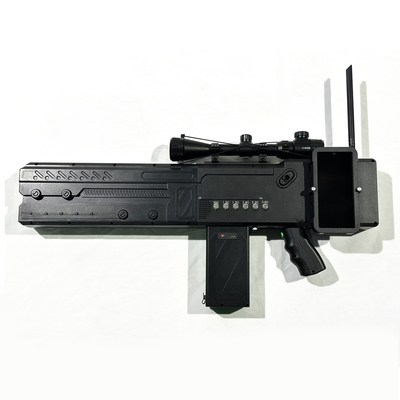 250W 300W 824MHz 1.5G 2.4G مسدس دون طيار محمول ضد DJI FPV UAV Gun