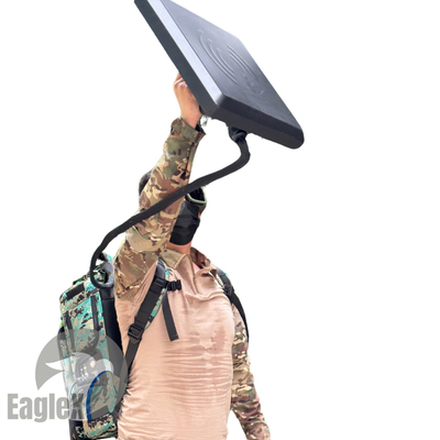 6 عصابات طائرات بدون طيار طائرة بدون طيار تردد راديوية جامر حقيبة ظهر طائرة بدون طيار جامر 2000m-2500m