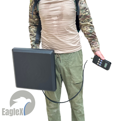 6 نطاقات مضاد FPV طائرة بدون طيار الاختراق 433M 900M 1.2G 1.5G 2.4G 5.8G UAV إشارة GPS مكبر حقيبة الظهر