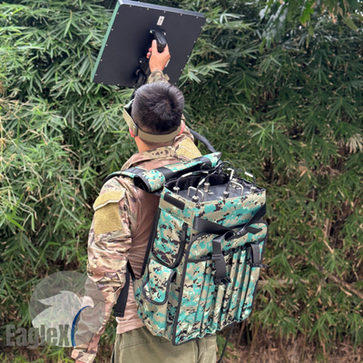 حقيبة ظهر التمويه طائرة بدون طيار جامر 6 باند 2.4G 5.8G 433M 900M 1.2G 1.5G 2.5KM المدى