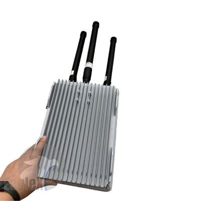 30W-50W FPV Drone Jammer 900MHz 2.4GHz 5.8GHz التردد المضطرب للطائرات بدون طيار