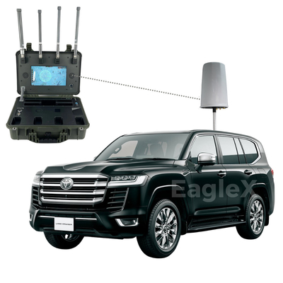 جهاز مكافحة تعطل السيارات 8 كيلومترات مركبة محمولة متصلية نظام تعطل الطائرات بدون طيار SUV