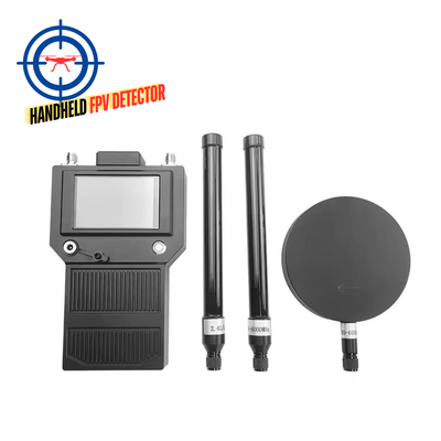 الكشف عن الطائرات بدون طيار اليدوية 3000 متر FPV 400MHz 2.4GHz 5.2G 5.8G الكشف المحمول