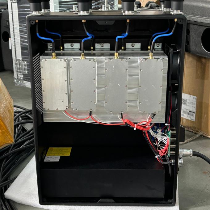5.8G 2.4G 1.2G 900M 433M 2KM حقيبة ظهر ضابط RF مكبر مكافحة الطائرات بدون طيار 1