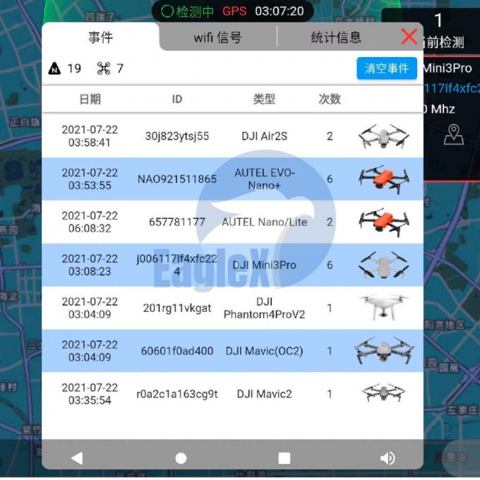 3KM 5KM 10KM كاشف طائرات بدون طيار محمول FPV جهاز الكشف عن الطائرات بدون طيار 2